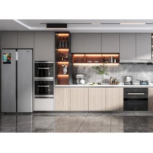 Customized Modular Household Indoor With Multiple Kitchen Cabinet Furniture