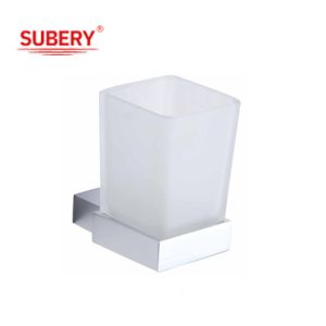 Stainless Steel Bathroom Accessories Single Tumbler Cup Holder