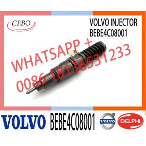 Excavator parts injector BEBE4C08001 2PINS diesel fuel injector 3829087 for for