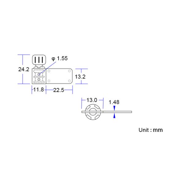 Plastic meter seal specification diagram
