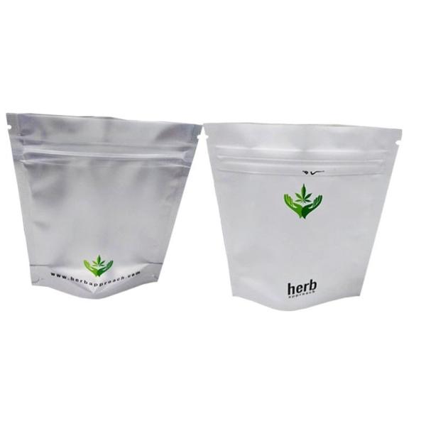 custom printed stand up doypack herbal maylar packaging bag stand up herbal zipper bag