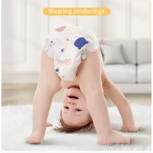 Baby Diaper Soft Breathable Natural Nappy Pants Diaper with Yeebo Diaper