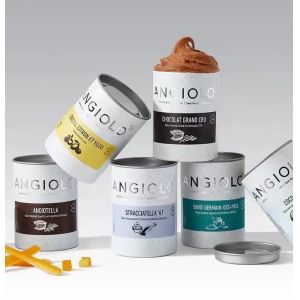 High Quality Wholesale Ice Cream Round Circular Box Empty Biodegradable Kraft