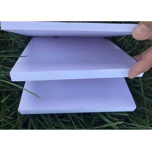 High Strength PVC Celuka Foam Board White Color For Exhibition Desk Signature