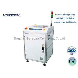 LED Button Control Flexible Fixed Rail Observation Window PCB Turn Conveyor