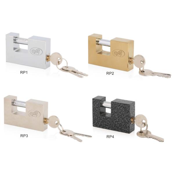 High Security Padlock Rectangular Iron Padlock Secure Padlock with Pin Tumbler
