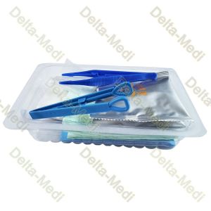 Disposable Sterile Perineal Care Kit With Underpad Cotton Ball Gloves Utility