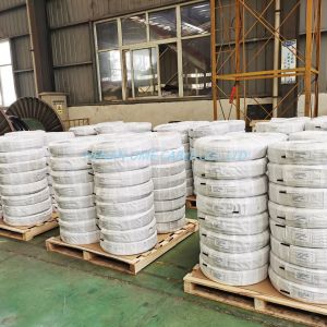 Electric Tinned Copper Conductor Silicone Rubber Sheath Fiberglass Braided Cable