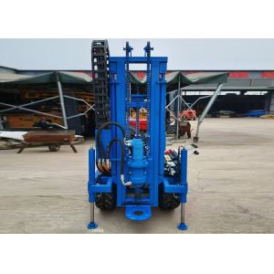 Crawler Mounted Drilling Rig Machine 30m-100m Drill Depth Equipped With Diesel