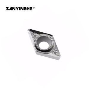 Carbide DCGT11T308 Aluminium Turning Inserts With R0.8 Tip