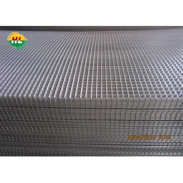 Buy Square 50mm Galvanised Weld Mesh Fence Panels , 12 Gauge Welded Wire Fence Panels at wholesale prices