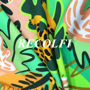 Recycled Activewear Knit Fabric Dry Fit Moisture Wicking Management