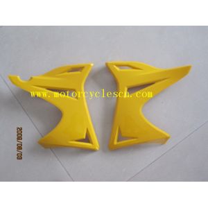 Motorcycle Parts GXT200 MOTOCROSS Ornamental cover, fuel tank L RH Red, yellow,