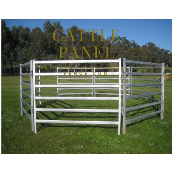 2019 galvanized Ideal light and transportable feedlot panels