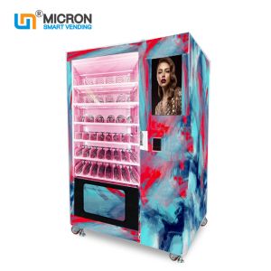 Large Capacity Eyelash Cosmetics Vending Machine Beauty With Advertising Screen