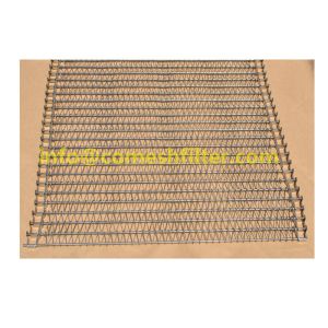 Quality 304 316 Stainless Steel Balanced Weave Spiral Cooler Frozen Conveyor Belt for oven baking drying freezer for sale