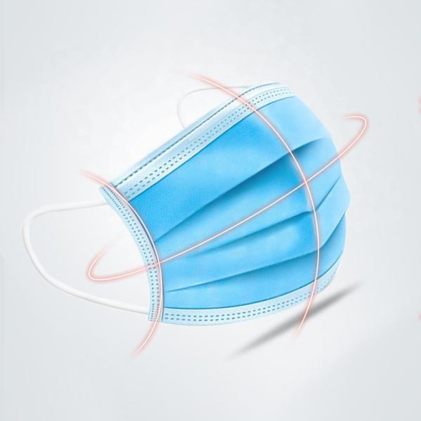 Buy Hospital Protective Disposable Medical Mask Three Layer For Adult at wholesale prices