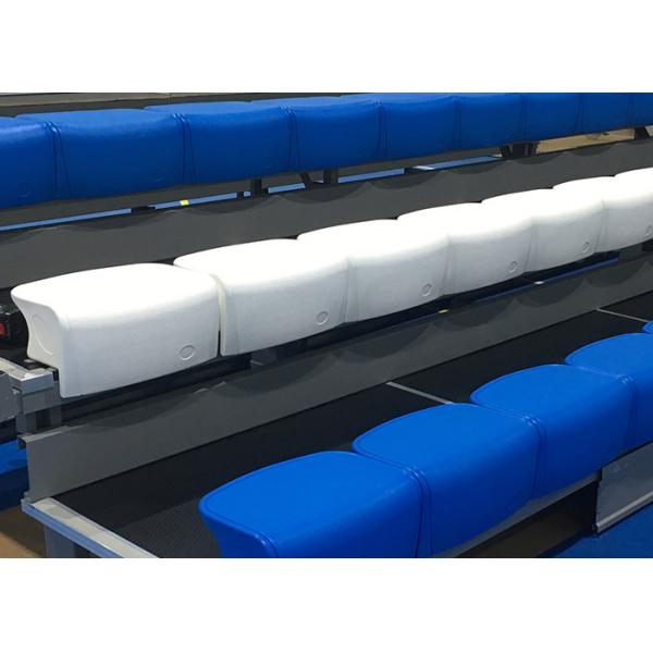 Buy Manually Operated Retractable Modular Grandstands High School Telescopic Gym Bleachers at wholesale prices