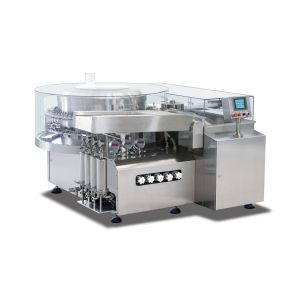 White Injectable Filling Machine Applicable Aseptic Conditions Fill And Seal