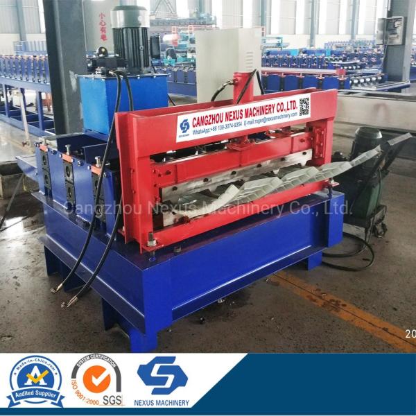 Hydraulic Roll Forming Curved Crimping Machine/ Metal Roof Sheet / Hot Trapezoidal Steel Panel Curving Machine