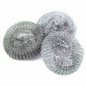 18g Galvanized Steel Scourer for Grill Wash/3PCS
