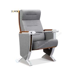 Padded Foldable Auditorium Chair With Armrests