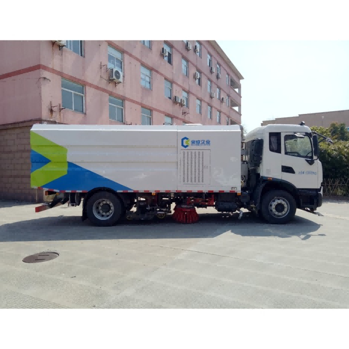 Integrated Sweeper Washer Street Cleaning Truck 18tons ZBJ5180TXSC
