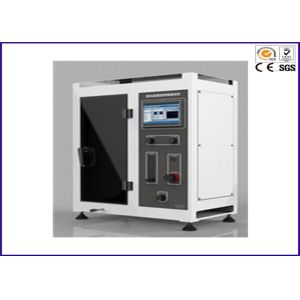 Stainless Steel Flame Test Equipment , Textile Testing Equipment With PLC