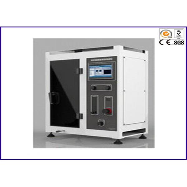 Stainless Steel Flame Test Equipment , Textile Testing Equipment With PLC