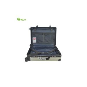 Waterproof Aluminum Hard Shell Luggage With Dual Spinner Wheels