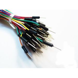 Arduino Breadboard Dupont Jumper Wires Male To Male , Flexible Breadboard Cables