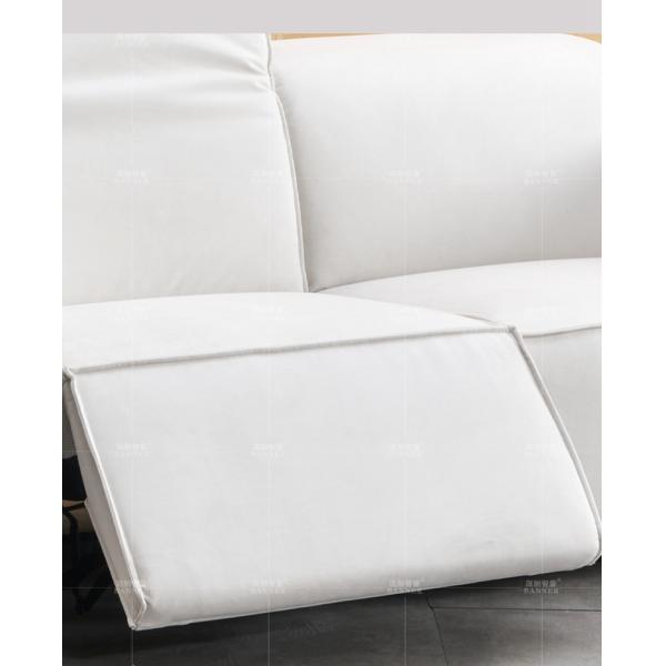 BN Italian Minimalist Functional Sofa Living Room Wear-Resistant Cat Claw Cloth Double Seat Electric Recliner Sofa
