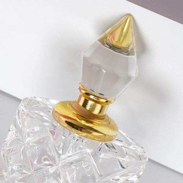 3ml Crystal Perfume Bottles Crimp Neck Luxury 4*7.5cm Leak Proof