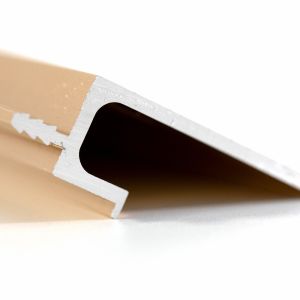 L Shape Hidden Aluminum Furniture Handle Anodized 12 Inch