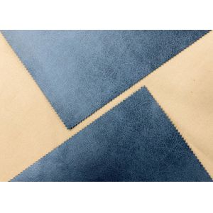 Faux Leather Sofa Cushion Material 100 Percent Polyester Knitting Black