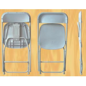 plastic foldable events chair Commercial White Plastic Folding Chairs Stackable