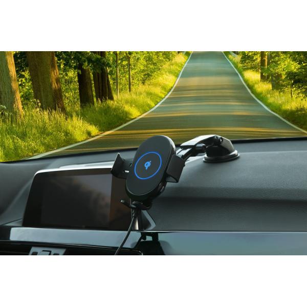 Automatic Clamping Wireless Car Charger For Iphone & Android
