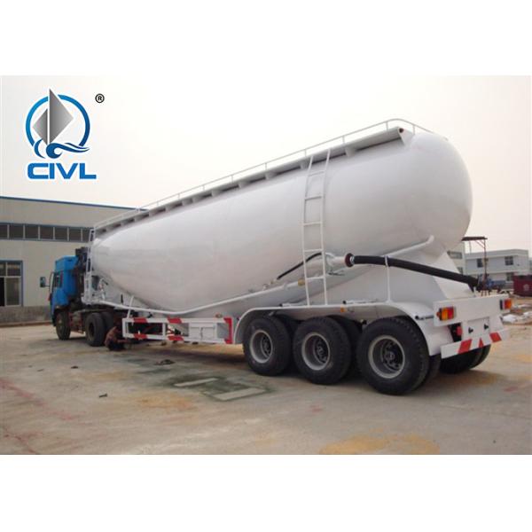 3 Axles 35m3 Capacity Large Capacity Diesel Semi Trailer Trucks Bulk Cement