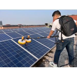 Trade Term Fob Double Roller Head Solar Panel Cleaning Rotating Brushes with