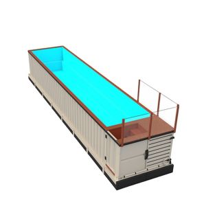 40ft Shipping Container Swimming Pool Outdoor with Durable Corten-A Structure