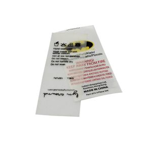 Silk Screen Printing Labels For Clothes Smooth Sleepwear Care