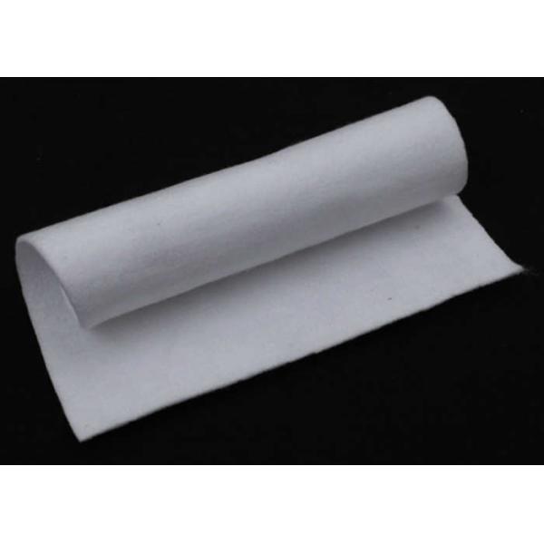 Woven Polypropylene Felt Fabric , Monofilament PP Non Woven Fabric White