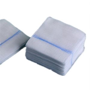 China 10x10cm Medical Supplies Gauze Pads X Ray Detectable on sale