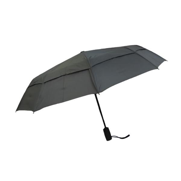 Buy 23" Double Layer Auto Open Close 3 Folded Umbrella at wholesale prices