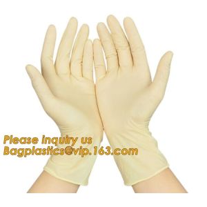 Disposable medical surgical latex examination gloves with cheap price,manufactur