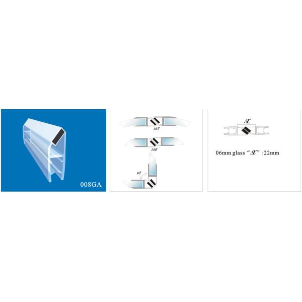 Sealing Strips/waterproof magnetic strips/shower door seals/PVC Magnetic Seal