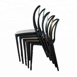 Durable Polypropylene Plastic Stacking Chairs With Excellent Loading Capacity