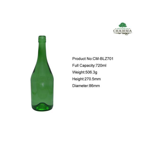 Buy 700ml Emerald green Glass beer bottle at wholesale prices