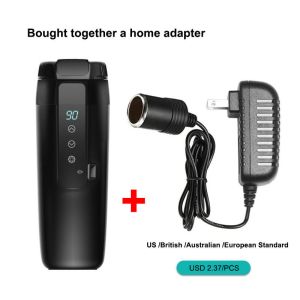 Customized Car Smart Heated Stainless Steel Vacuum Mug Electric Temperature