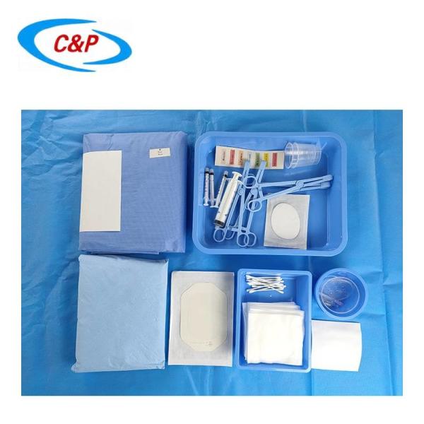 EN13795 Patients Disposable Ophthalmic Surgical Pack Eye Drape With Pouch For Hospital